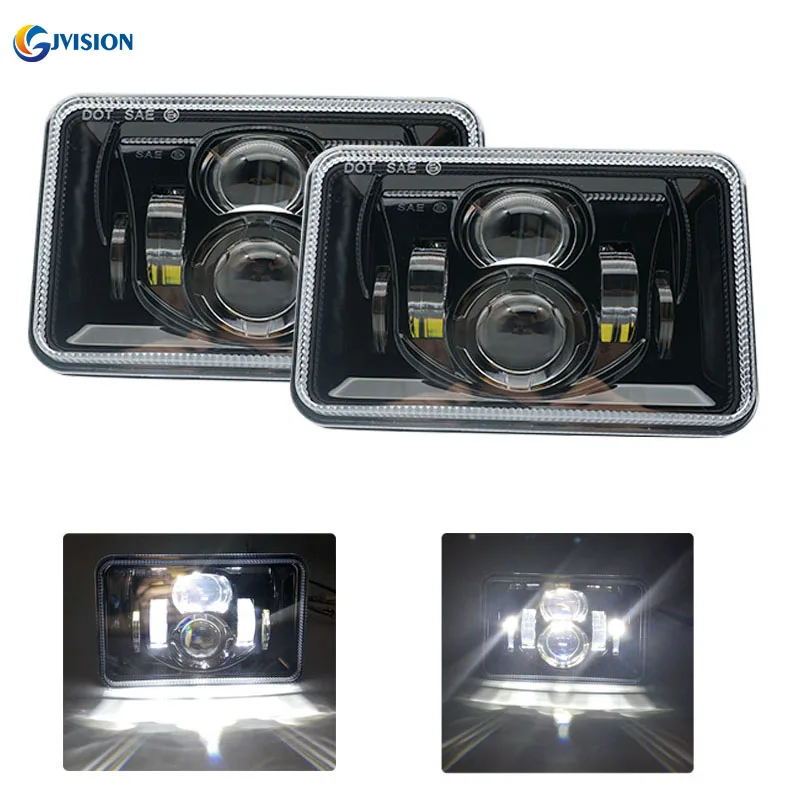 

4x6 inch Rectangular led projector headlight for Trucks Kenworth T800 T400 T600 W900B W900L Classic 120/132 HK Classic