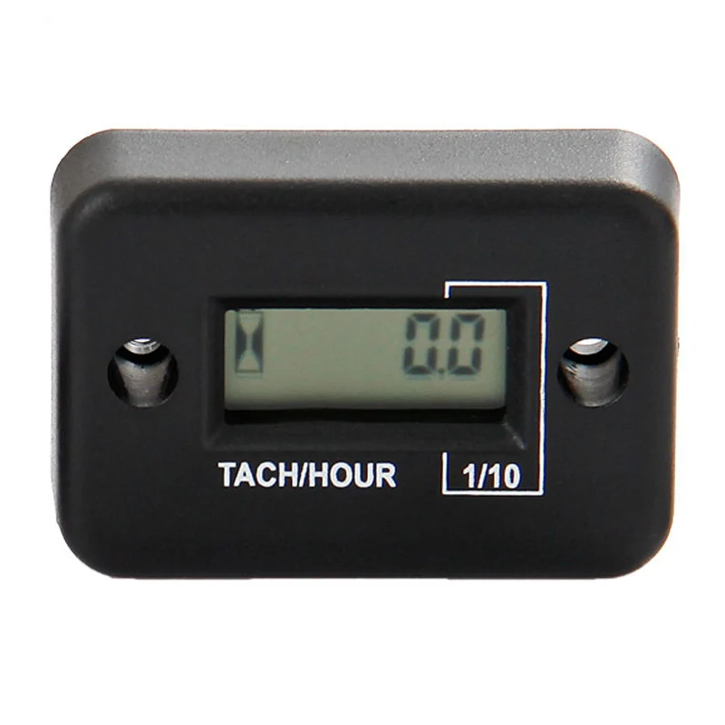 Digital Waterproof Inductive Tachometer Hour Meter RPM Meter Tachometer for Motorcycle Jet Ski Boats Forklift Truck Dirt Bike Mo