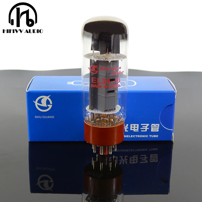 

HIFI EL34 EL34B hifi Electron Tube amplifier 8Pin New original SHUGUANG EL34-B Electron Tube HIFI Audio Vacuum Tube Amplifier