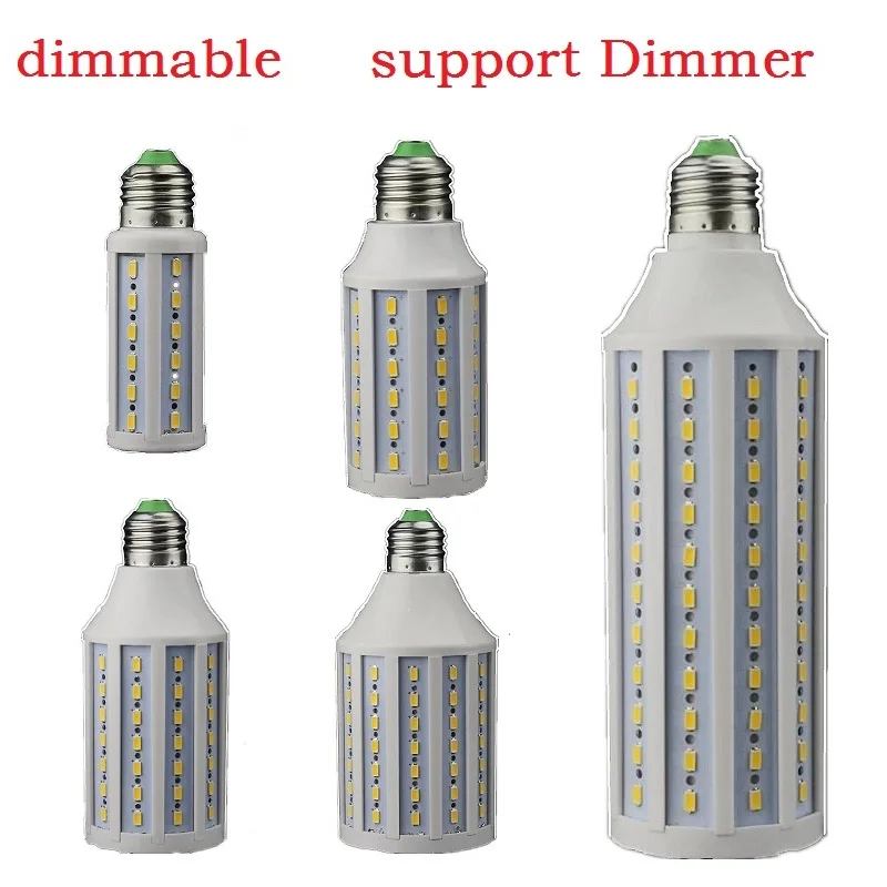 

LED Dimming Light E26 E27 bombillas 12W 15W 25W 30W 40W Dimmable lampadas 110V 220V Bulb Lamp led Candle Lighting Support Dimmer