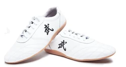 Pure Leather Tai Chi Shoes Unisex Wushu Shaolin Kung Fu Martial arts Shoes White/Red/Black colors could choose