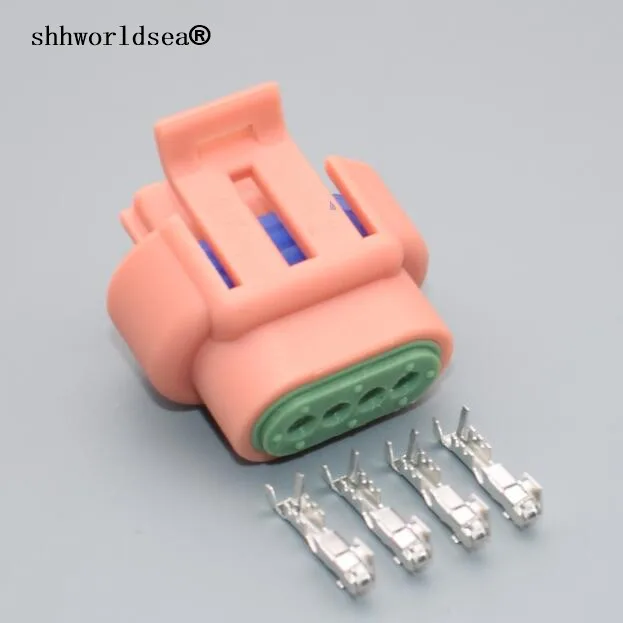 

shhworldsea 5/10/30/50/100sets 4pin 4 pin car female top grade housing plug waterproof auto electrical connector 12162859