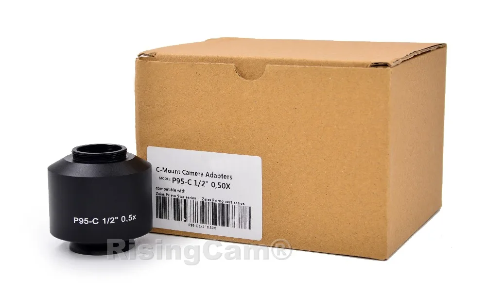 P95 Fokussierbar 0,5 X standard Mikroskop kamera C mount adapter kompatibel für Zeiss trinocular mikroskop – Detail 18