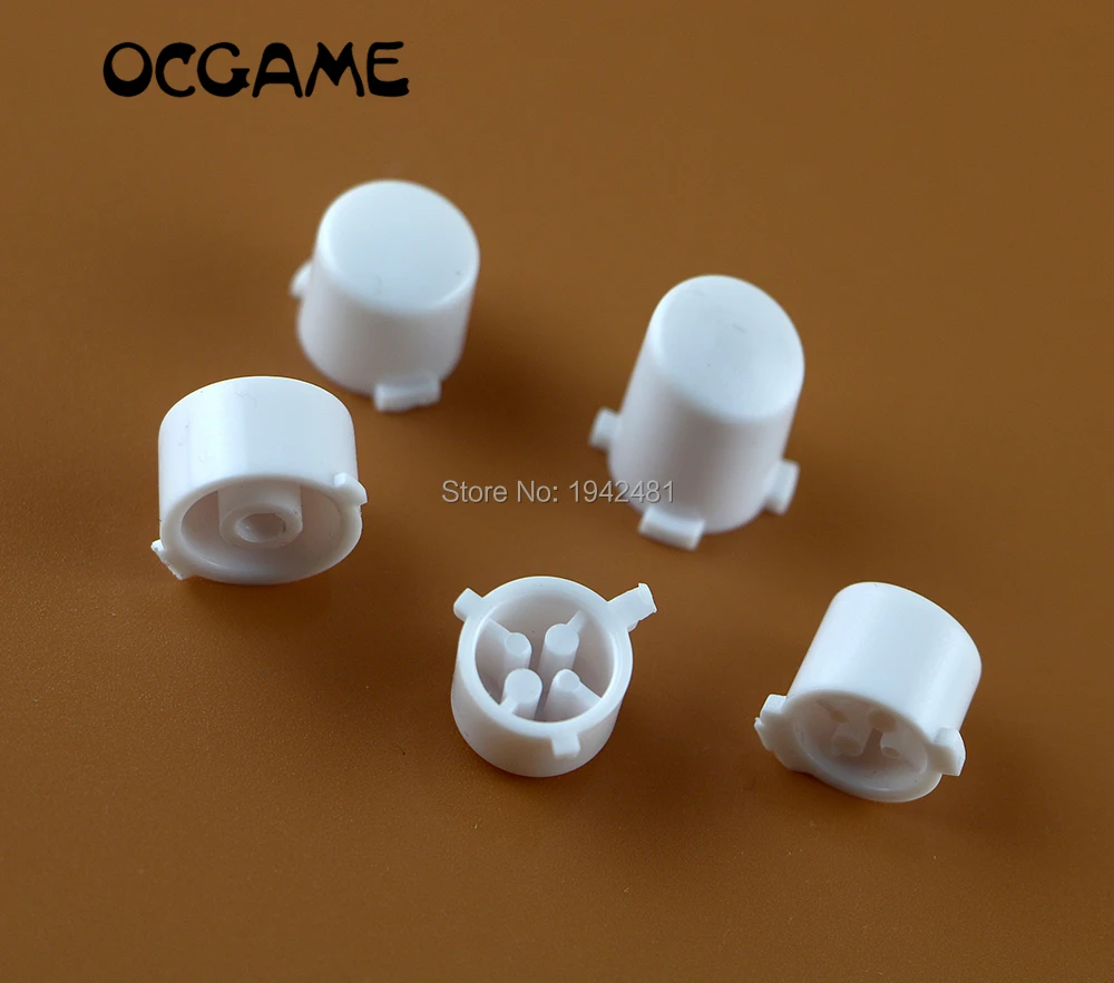 3sets For Xbox One xboxone Controller White Plastic ABXY Guide Buttons Replace Key Wireless Controller Shell