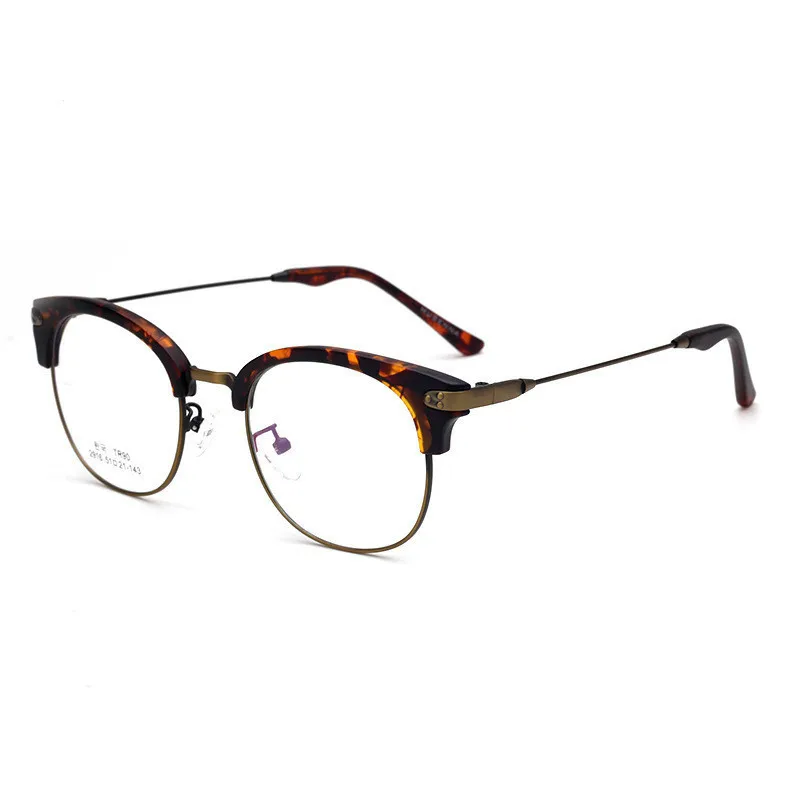 

2019 Retro Round Reading Eye Glasses Frame Men Women Vintage Computer Myopia Eyeglasses Frame Brand Glasses Oculos