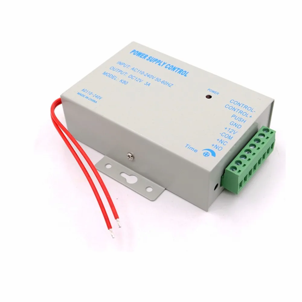 fonte de alimentacao de controle de acesso para porta 3a dc 12v ac 110240v 01