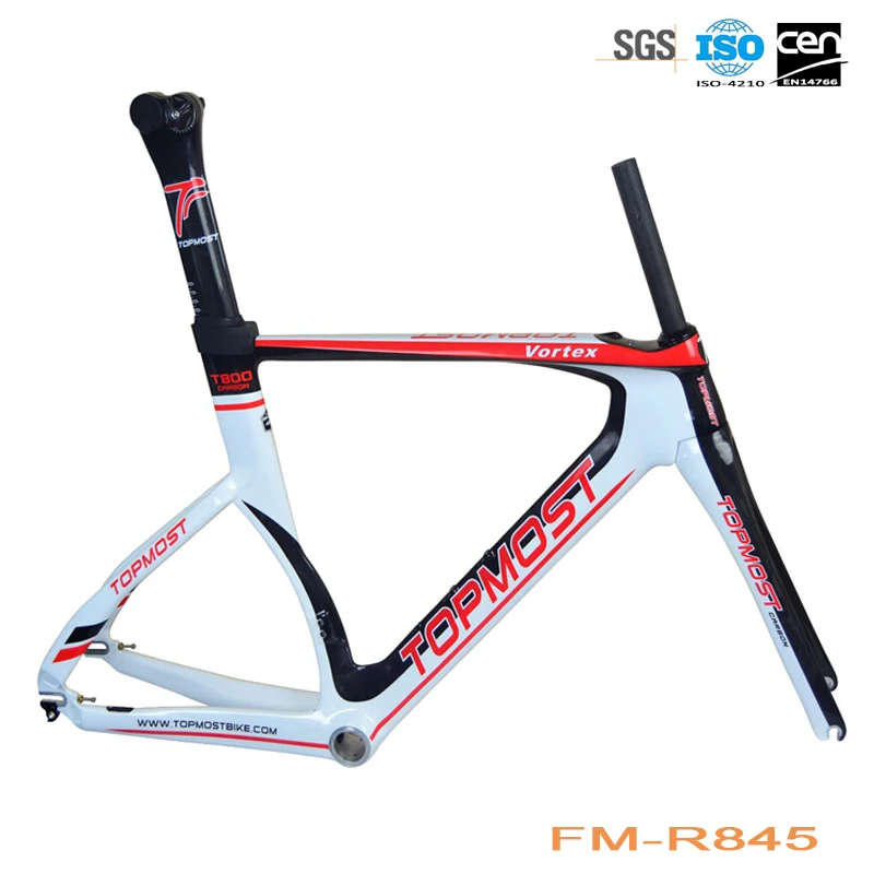 

time trial carbon frame tt aero frame road bike frameset with logo FM-R845