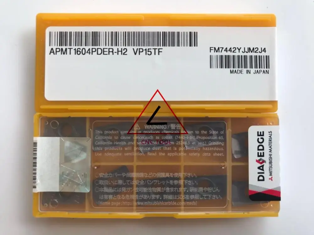 APMT1604PDER-H2 VP15TF 10pcs original milling insert  DIAEDGE