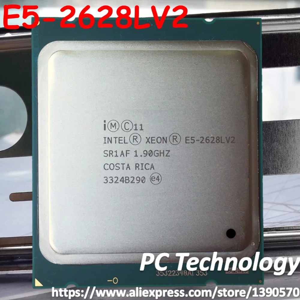 E5 2628LV2 Original Intel Xeon E5-2628LV2 LGA2011 CPU E5-2628L V2 8-Cores 1.90GHz 22nm 20MB E5 2628LV2 processor free shipping