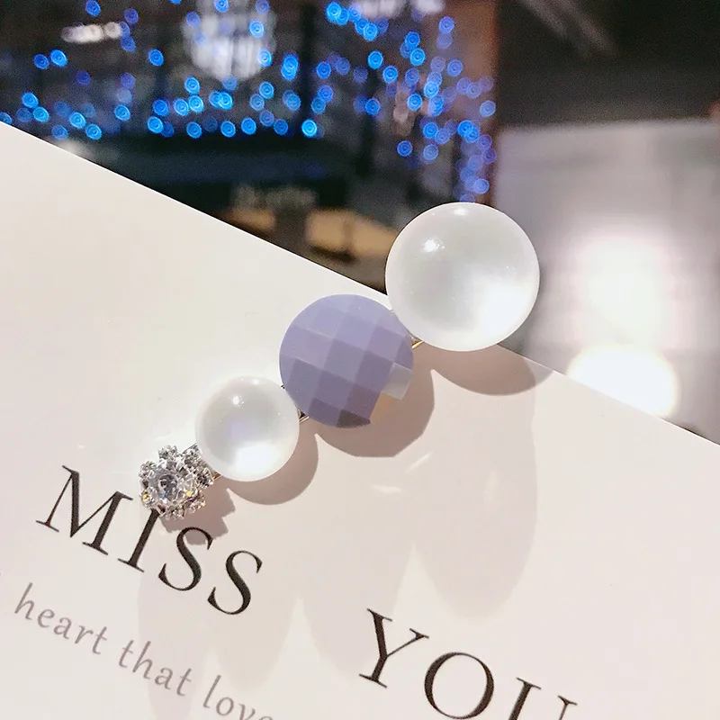 Ruoshui Woman Vintage Hairpins Girls Hair Accessories Crystal Barrettes Ladies Hair Clips Fashion Hairgrips Femme Clips