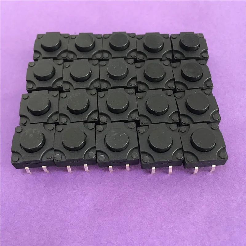 20PC YT1994Y 12*12*7 mm Waterproof Light Touch Switch Micro Switch Vertical Four Feet Copper feet Key  High Quality On Sale