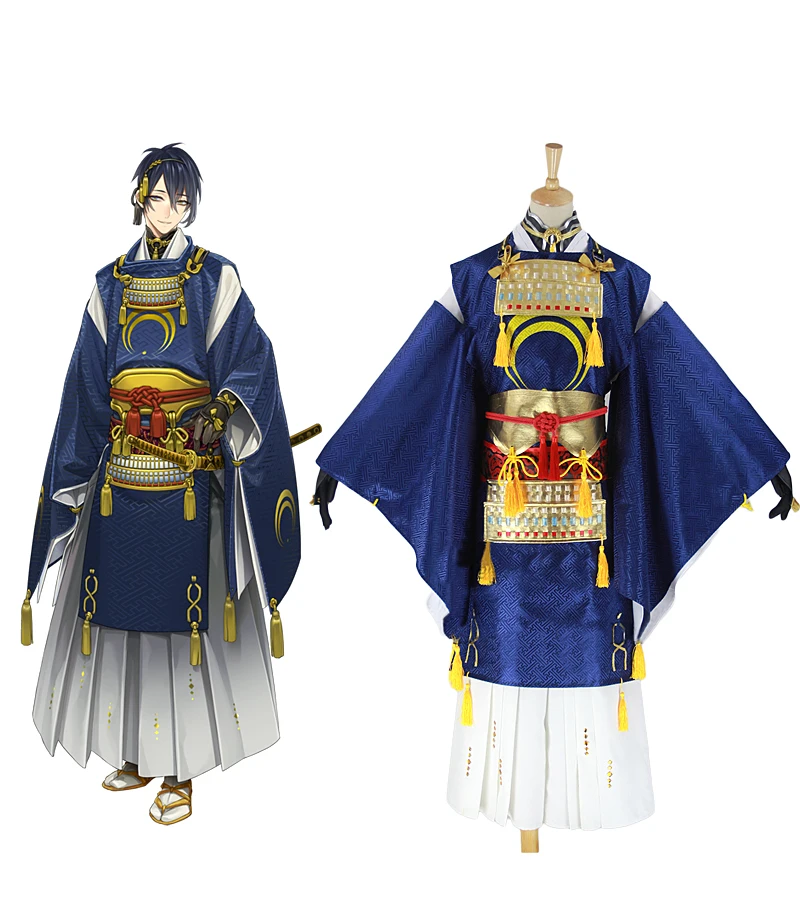 Mikazuki Munechika Cosplay Touken Ranbu Online Mikazuki Munechika Cosplay Costume Custom Made Full Set