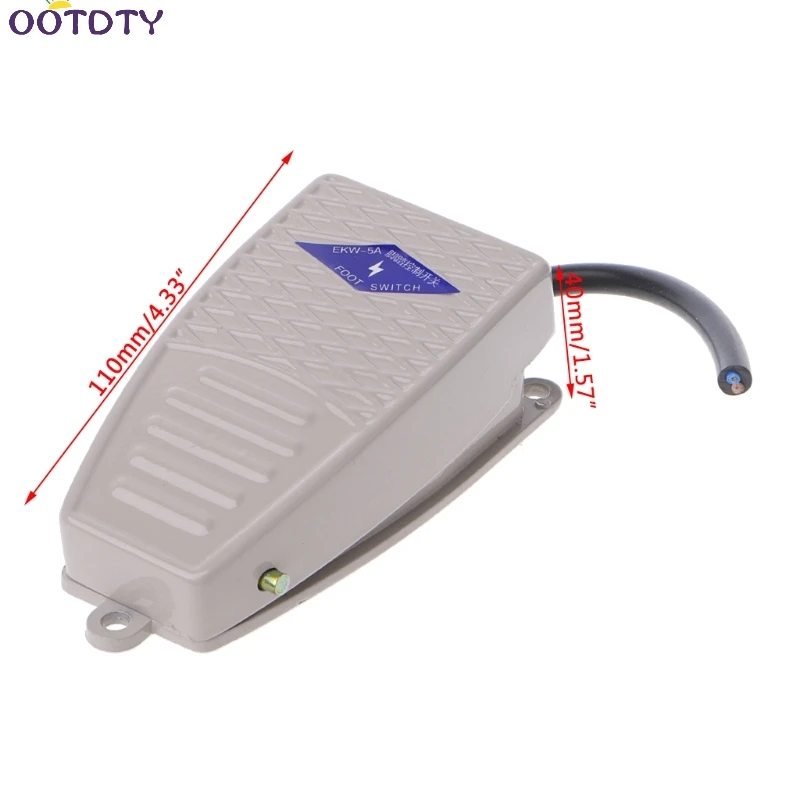 AC 380V for DC 220V SPDT Momentary Control Foot Pedal Switch EKW-5A-B