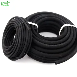 5m 4/8,12/16mm Perforated Water Pipe Rubber PE Black Hose Buried Underground Irregular Microporous Water Garden Irrigation Hose