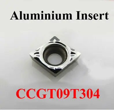 

Free Shipping 10PCS CCGT09T304 Aluminum Alum Inserts Cutter Carbide Alloy for Lathe Holder SCLCR / SCFCR