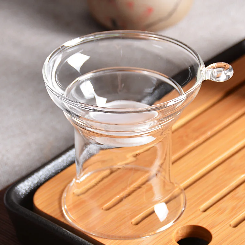 TANGPIN heat-resistant glass tea strainer with holder infuser glass tea accessories