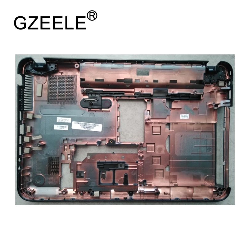 Gzeele capa de base inferior para laptop, nova capa para hp partes 2022tx 2046tx 2047tx base chassis d caixa inferior preta