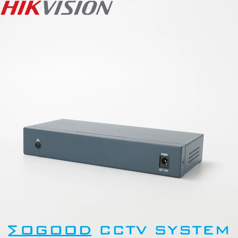 Hikvision-Switch Não-PoE Descontrolado, DS-3E0309-E, 8 Portas, 10 Mbps, 1 Porta, 1000M, Uplink Material Metálico