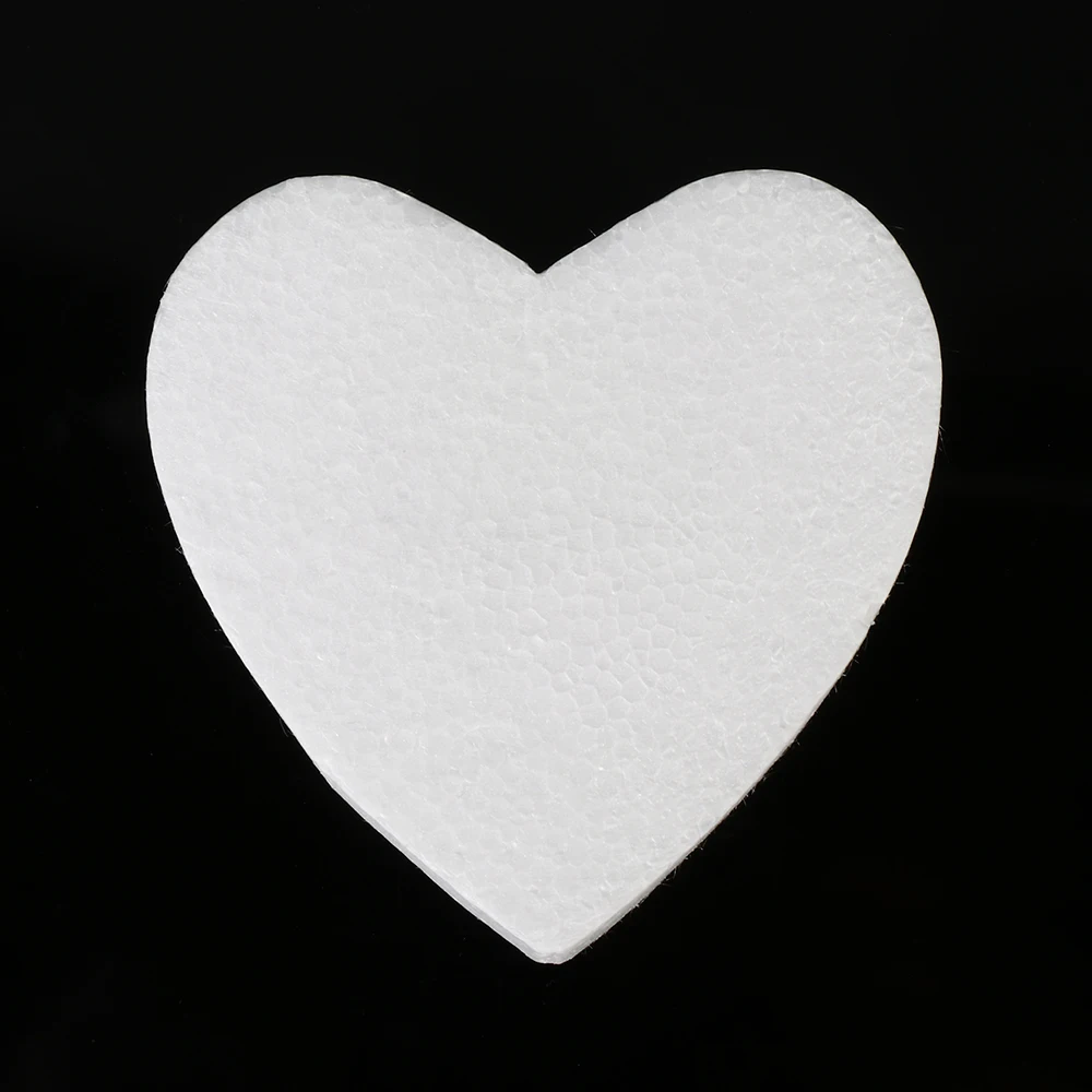 4/6/8/10 inch DIY Practice Heart Shaped Model Cake Foam Mold Polystyrene Styrofoam Sugarcraft Dummy Party Kitchen