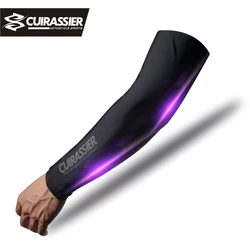 Cuirassier-funda reflectante de refrigeración para motocicleta, protección solar duradera resistente a los arañazos, UV 400, de silicona, para brazo, ST01