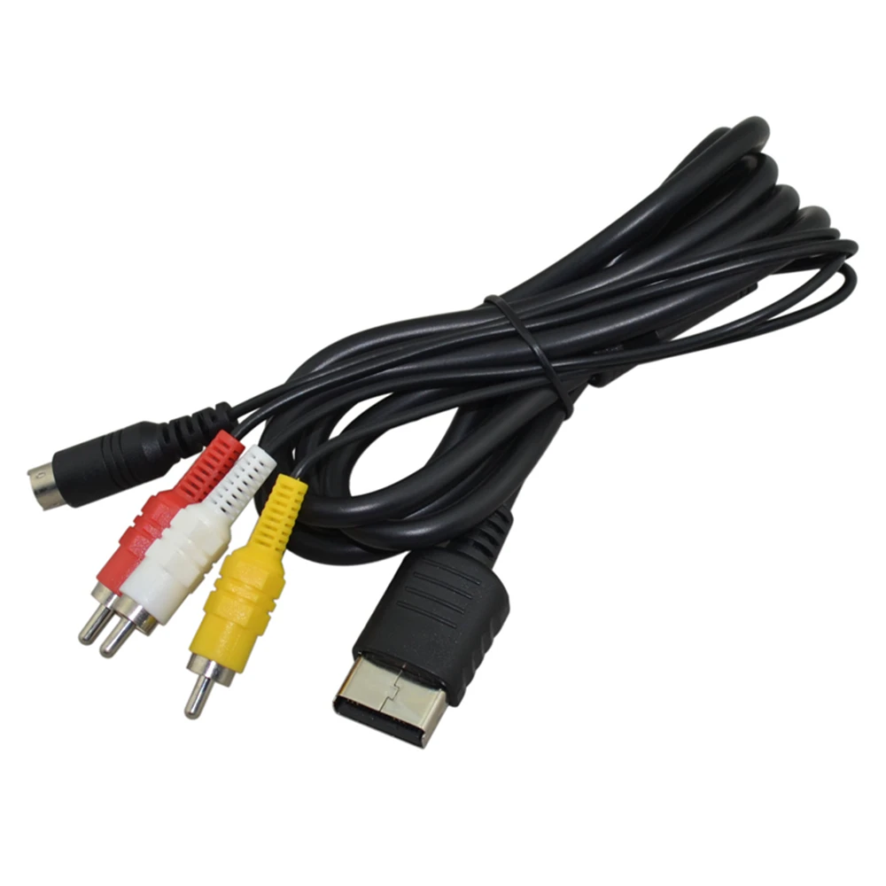 10pcs S-Video AV Cable for SEGA DreamCast for Sega DC System Console S Video TV cord