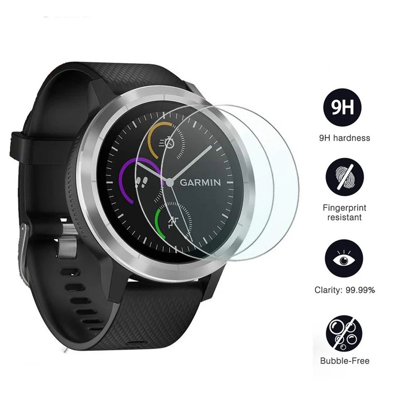 5PcsสำหรับGarmin Fenix 3/3 HRกระจกนิรภัยTPU Premiumป้องกันหน้าจอGarmin Fenix 3/fenix 3HR SmartWatchฝาครอบ