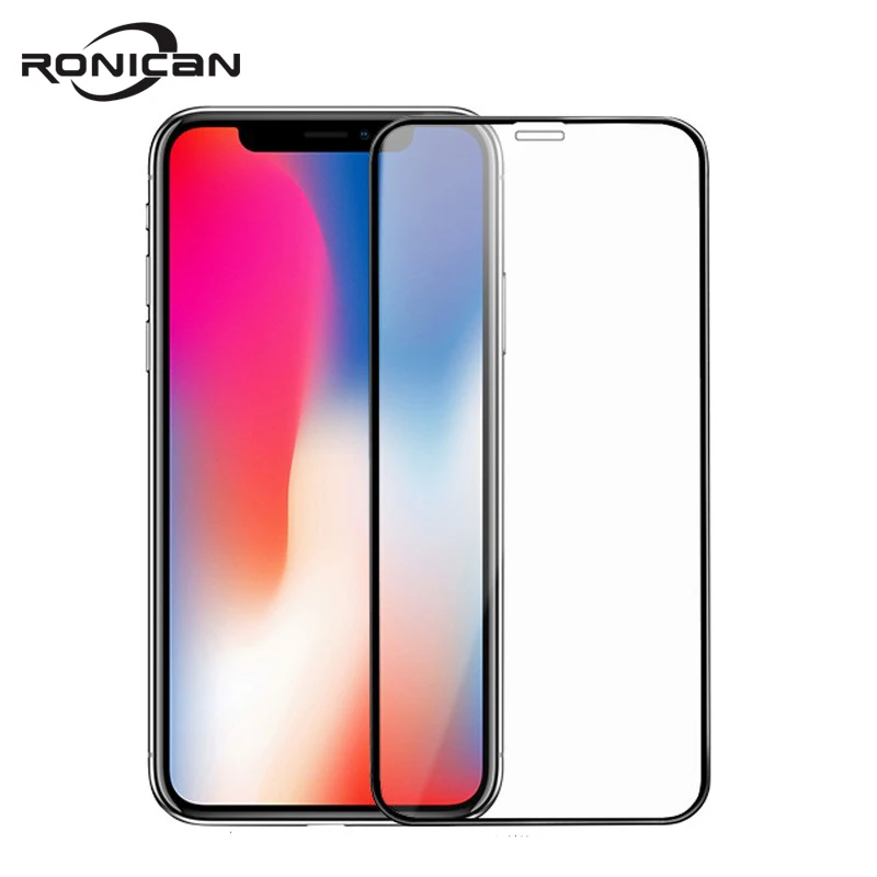 0.23mm 3D Curved Tempered Glass for iPhone X XR XS Max Soft Edge Anti Blue Light Screen Protector for iPhone 11 12 Pro Max mini