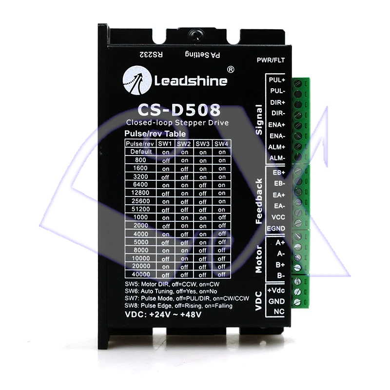 

Freeshipping Original Leadshine CS-D508 V3.0 2-Phase Closed Loop Stepper Driver 20-50VDC Max 8A Output Current