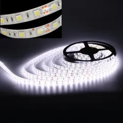 Led Strip Light SMD 5050 Waterproof IP65 12V 300led 5M 6500K 3000K RGB Cool White Warm White Red Blue Green Yellow Flexible Tape