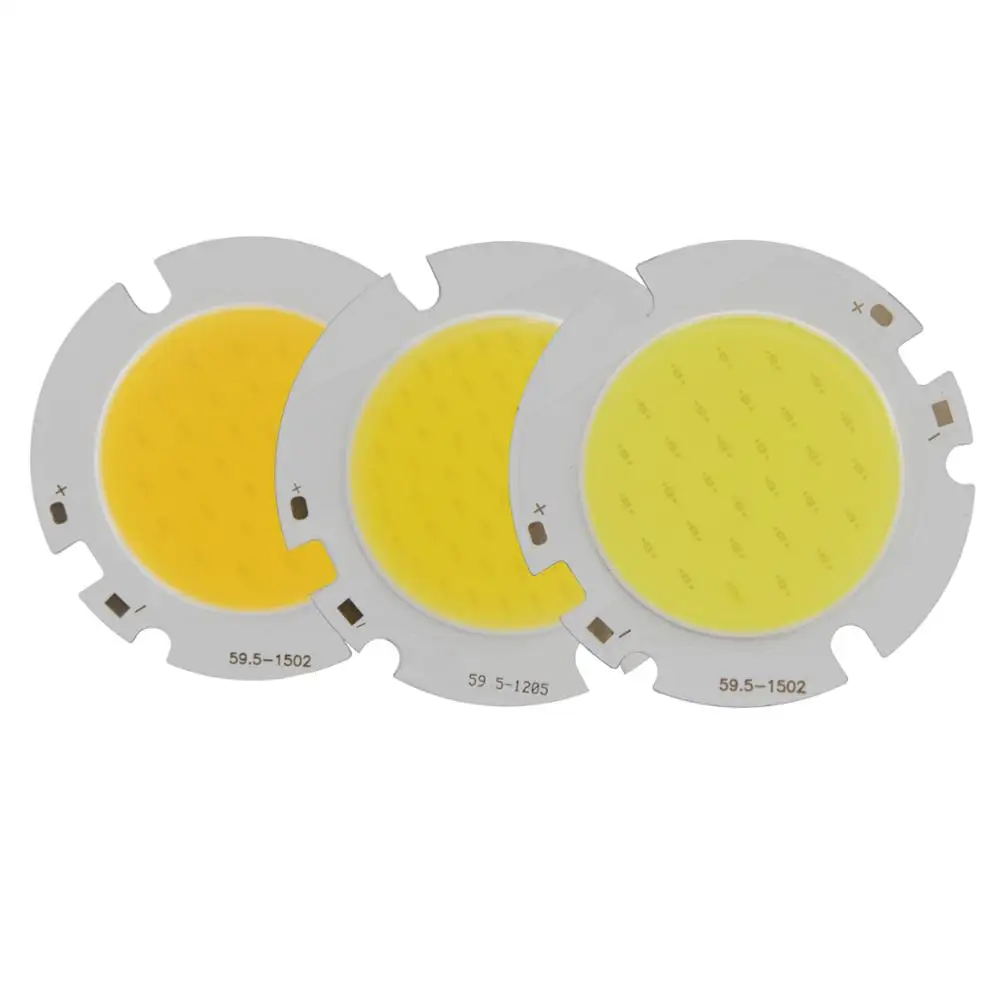 Imagem -03 - Allcob Fabricante de Luz de Led Redonda 60 mm Peças Farol Cob de Alta Potência Fonte de Luz 20w 2000lm Alerta a Natureza Branco para Lâmpada Embutida