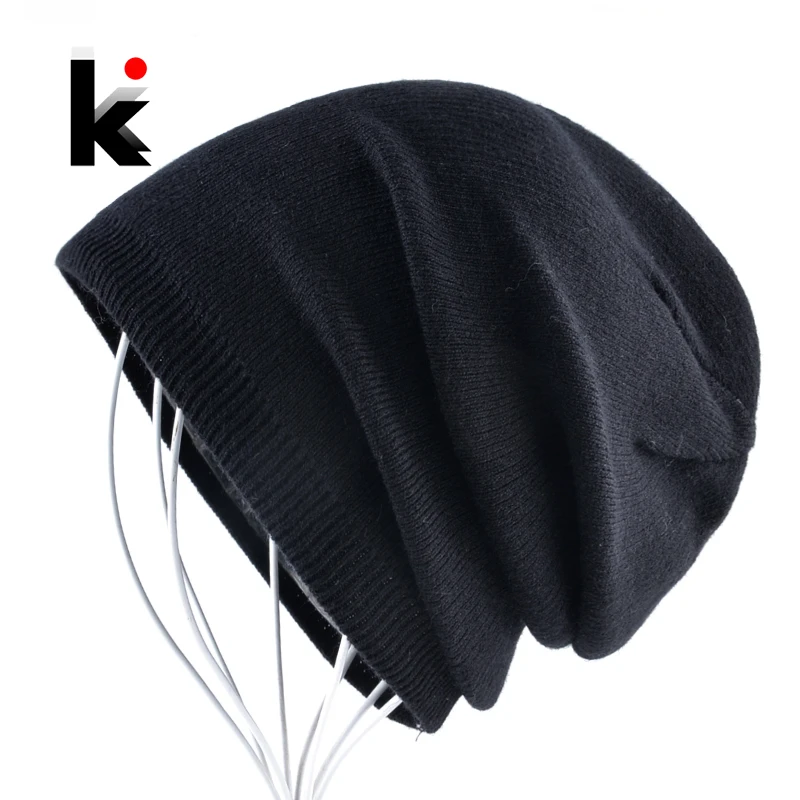 

Solid Knitted Beanies Women Autumn Winter Knitting Hats For Men Spring Casual Bonnet Cap Unisex Gorras Skullies Beanie Hat Touca