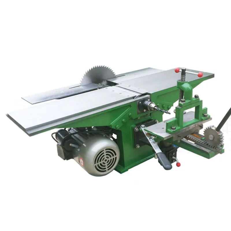 Catena Seghe Desktop Multifunzionale Macchina di Lavorazione Del Legno Pialla Elettrica Tavolo Seghe Tre-in-One Lavorazione Del Legno Pialla 292E5