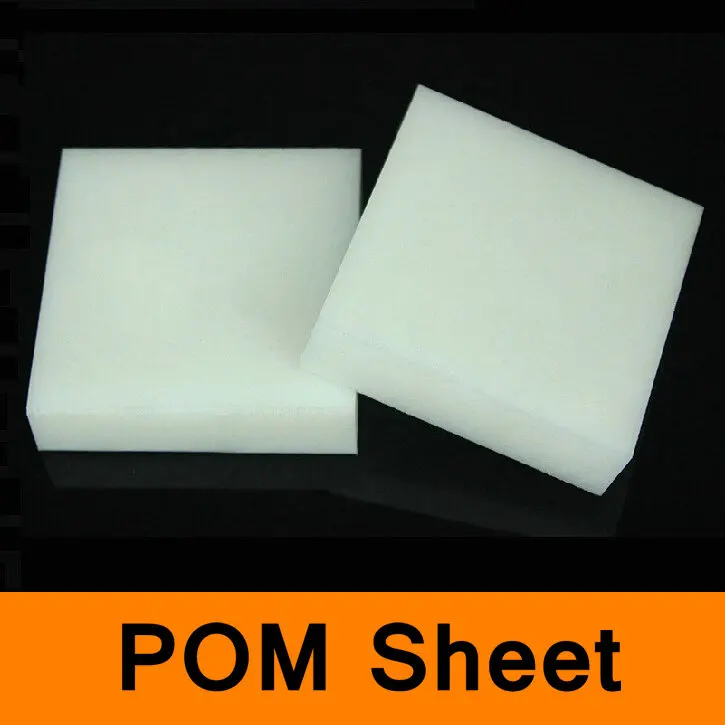 POM Sheet Polyoxymethylene Plate CNC Model Board DIY Raw Material All Sizes in Stock White Color