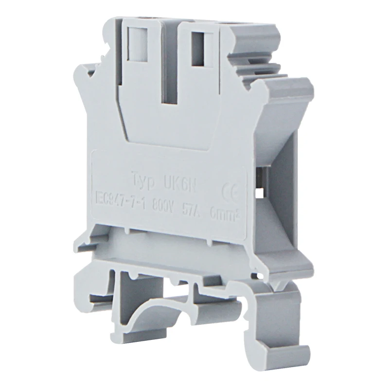 UK6N UK Series DIN Rail Screw Clamp Terminal Blocks