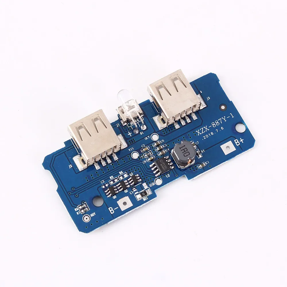 5V 2.1A Power Bank Printplaat Pcb Power Charger Module Step Up Boost Power Supply Module Diy 18650 Batterij voor Xiaomi