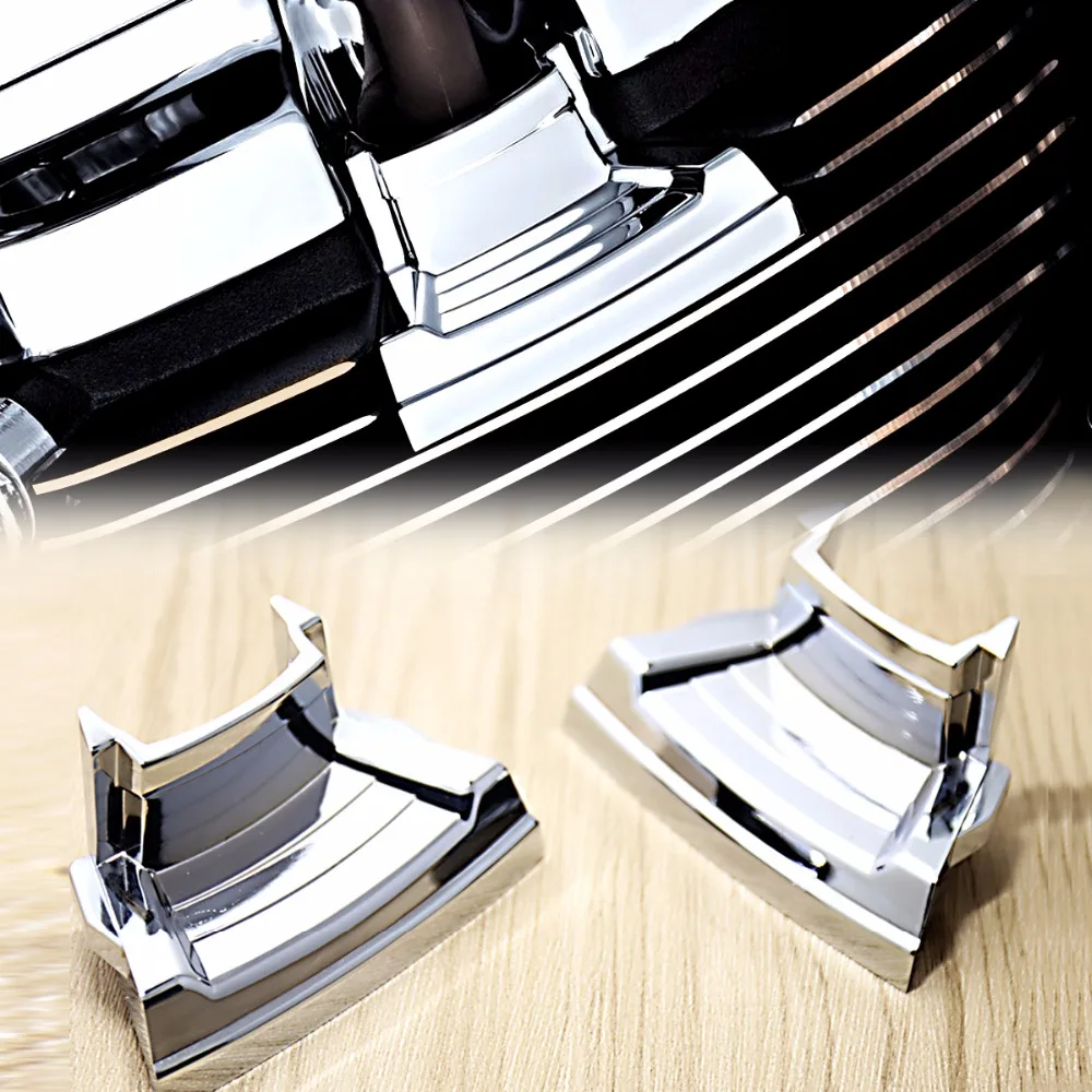 1Pair Chrome Spark Plug Covers For Harley Touring 2017-2020 M8 Street Glide Road Trikes 17 18&2018 Softail Breakout Fat Bob