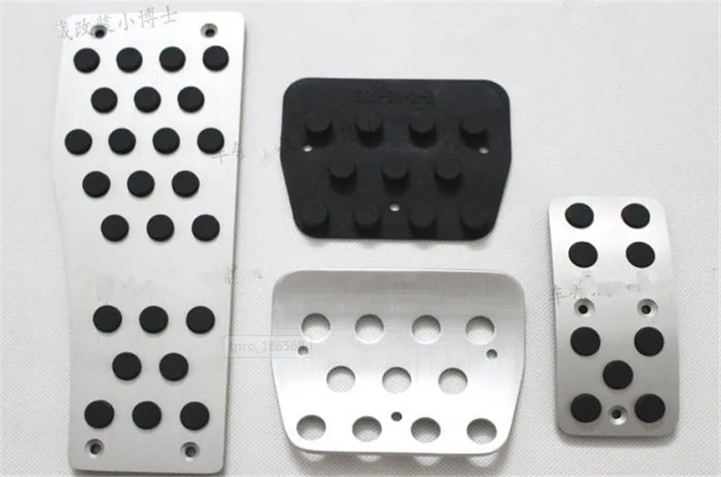 

Aluminium alloy Auto gas brake pedal accelerator AT pedal foot pedal for nissan Qashqai 3pcs per set