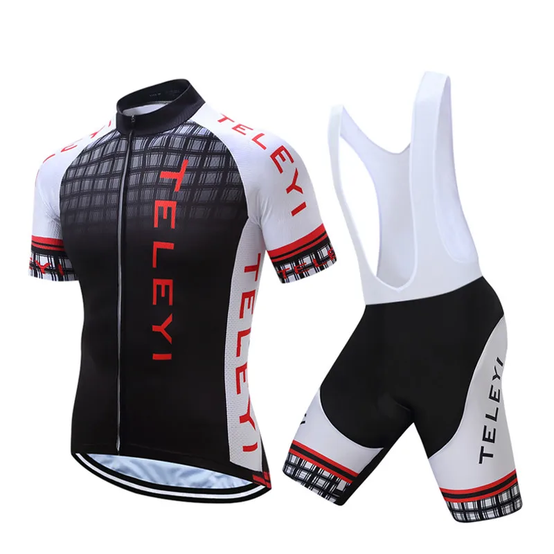 

Teleyi Summer 2019 Men's Cycling Jersey Mountain Bike Jersey Ropa Ciclismo Quick Dry Cycling Clothing Breathable Bicycle Clothes