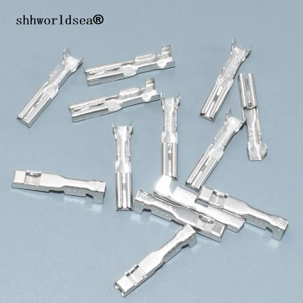 

shhworldsea 200PCS car splice wire terminal DJ621-G2*0.6A G77 Crimping terminal auto electrical female terminal connector