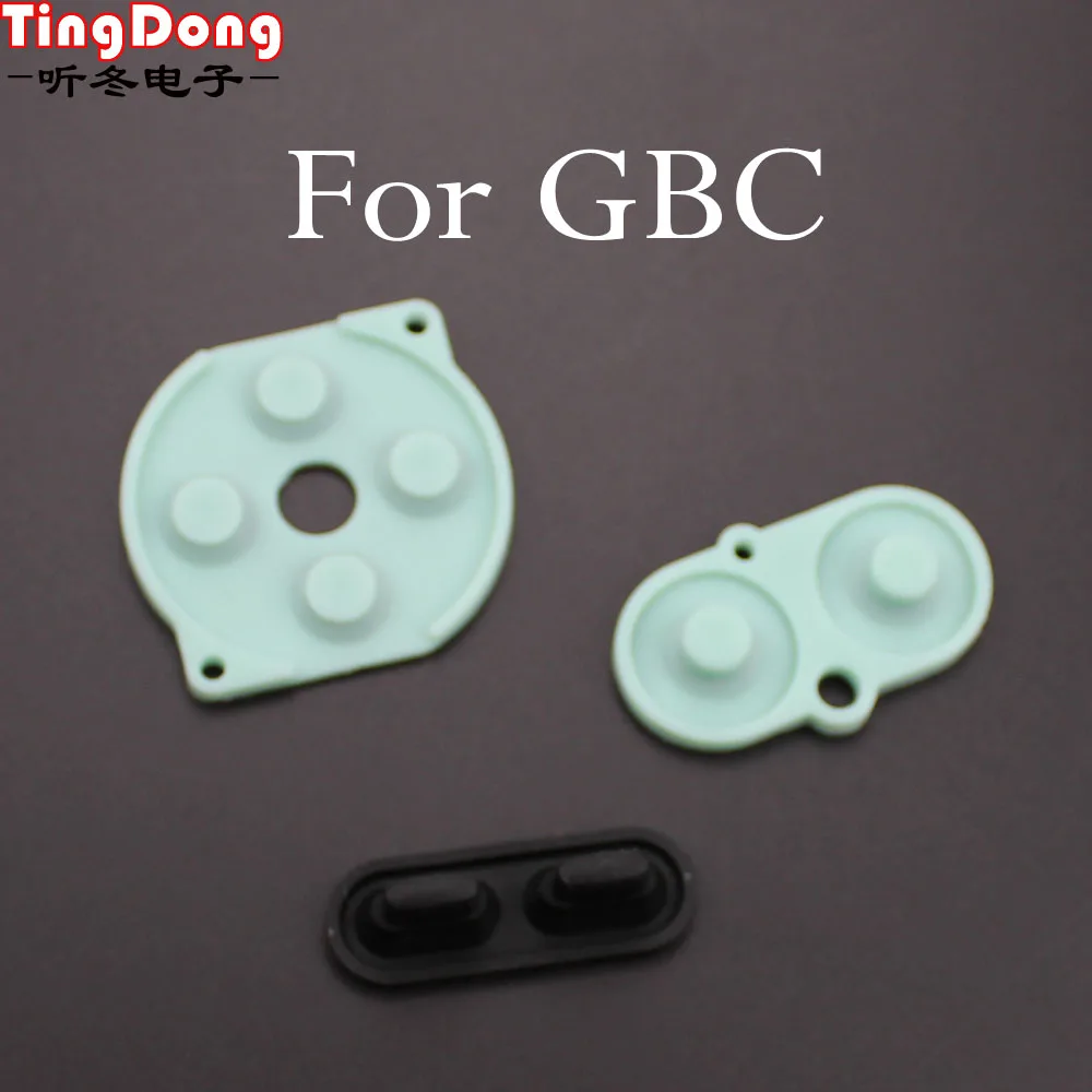 TingDong Rubber Conductive Buttons A-B D-pad for Game Boy Classic GB GBA GBC GBP GBA SP Silicone Start Select Keypad