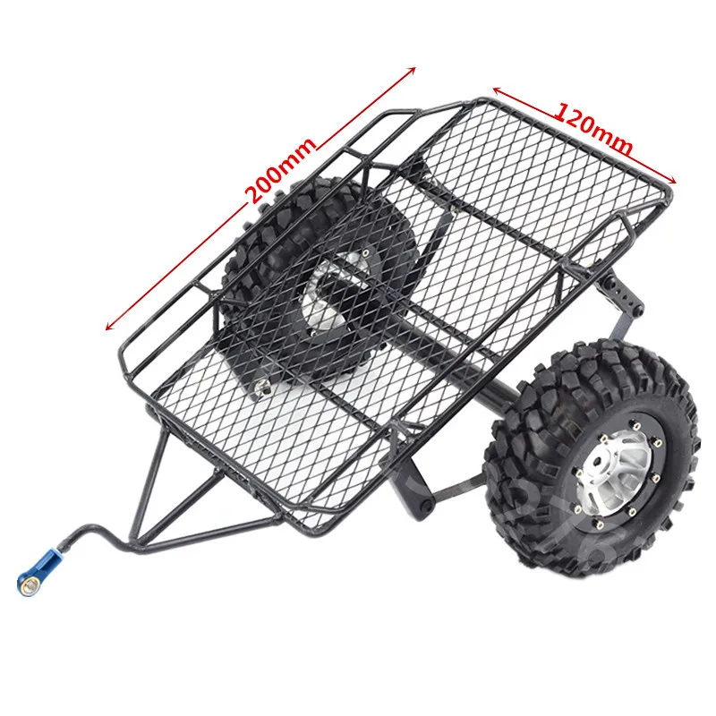 

Metal Trailer Frame Simulation Trailer RC Cars Hopper For 1/10 Trail Tamiya Axial SCX10 CC01 D90 Traxxas Trx-4 Trx4 Rc Crawler