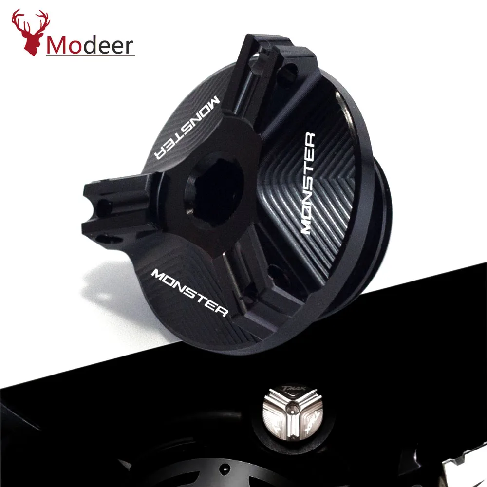 

M2.0*2.5 Motorcycle Aluminum Engine Oil Filler Cap Plug Screw cover For Ducati MONSTER 696 795 796 821 1200 1200S 1100 EVO