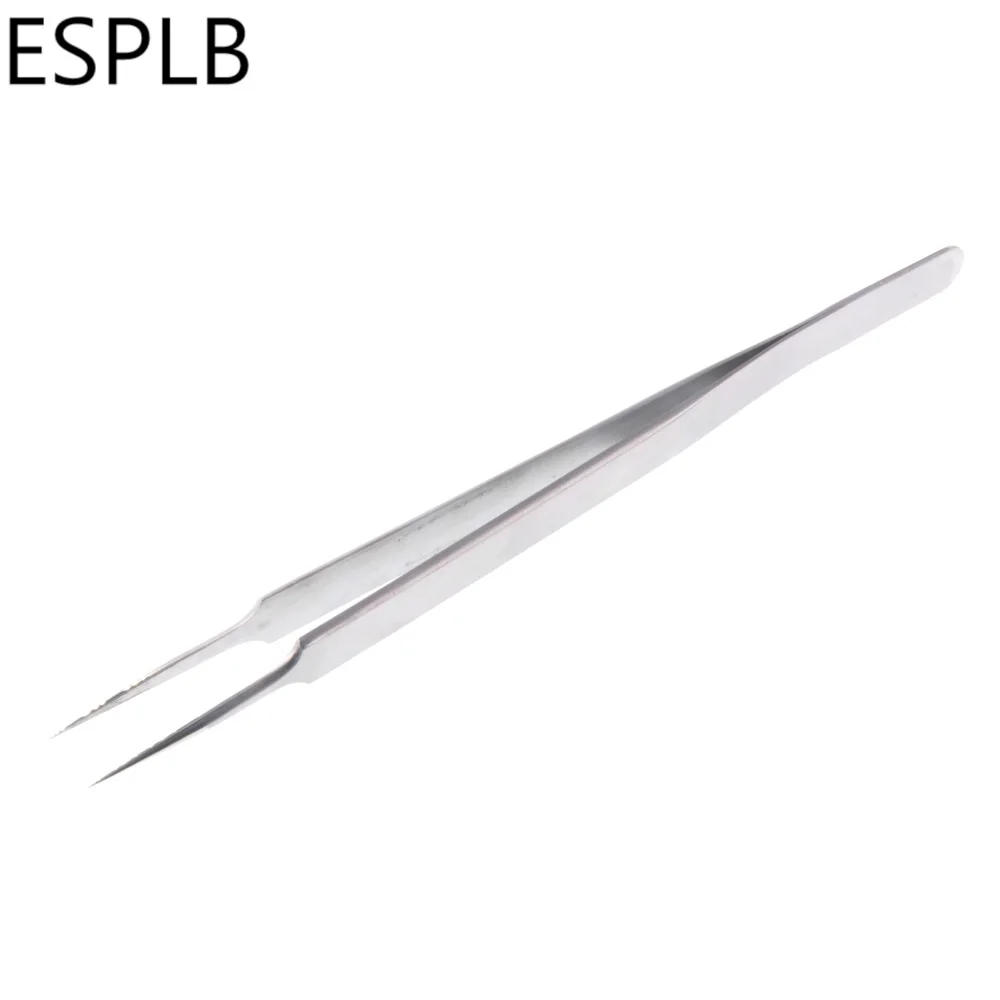 160 mm lange, hochpräzise Pinzette aus Edelstahl, gerade, gebogene, elektronische, spitze Pinzette für die Telefonreparatur – Detail 5