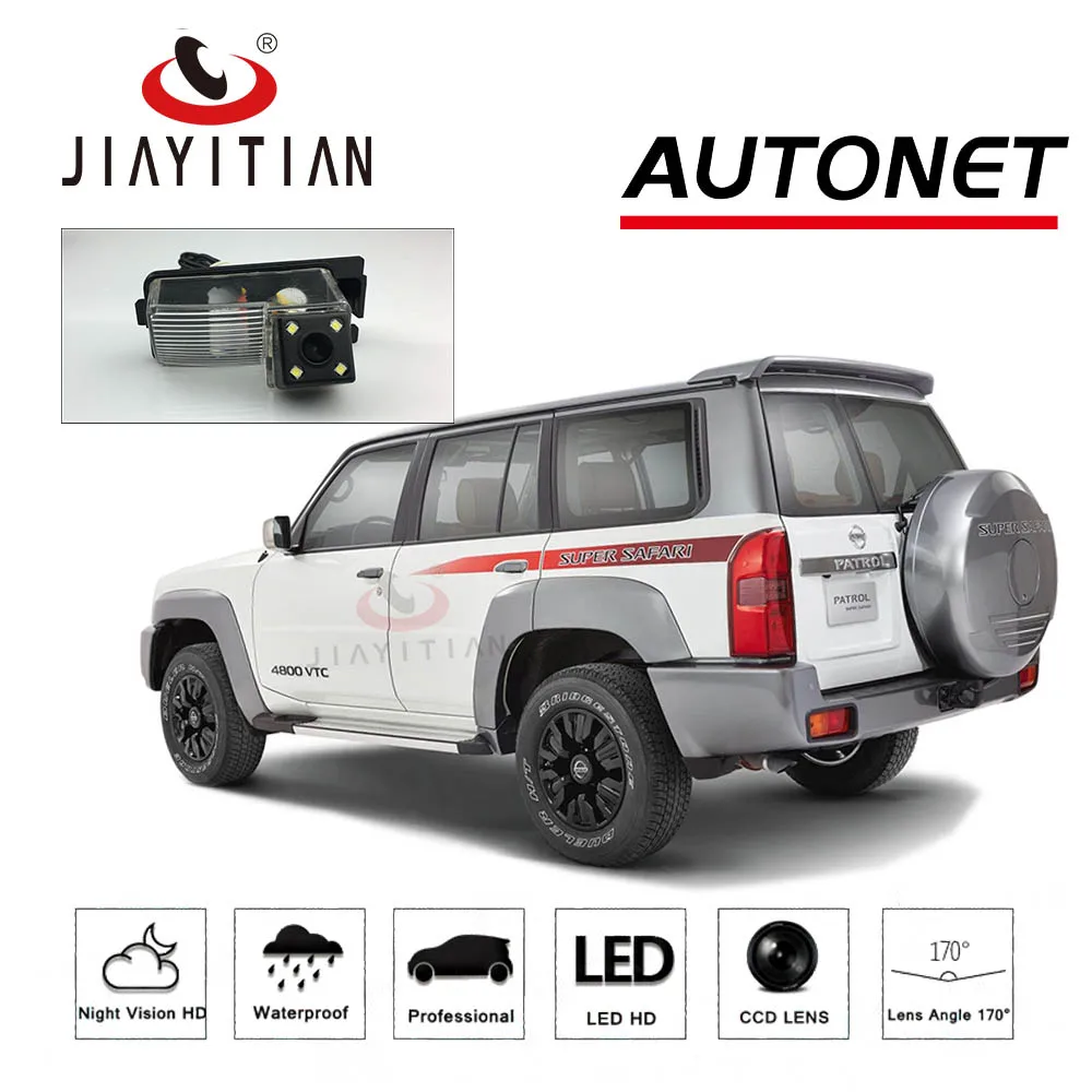 

JIAYITIAN Rear View Camera For Nissan Patrol Y61 Safari Y61 2002~2019 HD CCD Night Vision Reverse Backup Parking Camera