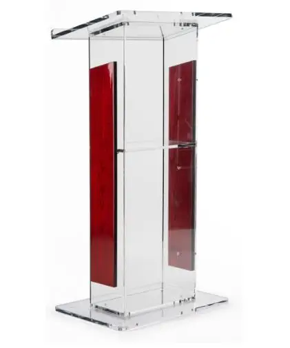 

Wholesale Acrylic Lectern with Panels, Includes Removable Shelf, On Podium Surface Easy To Assemble Hardware