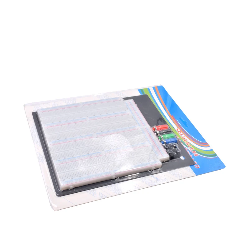 3220 Tie Points PCB DIY Bread Board ZY-208 Solderless Breadboard No Welding for Bus Test Circuit Board