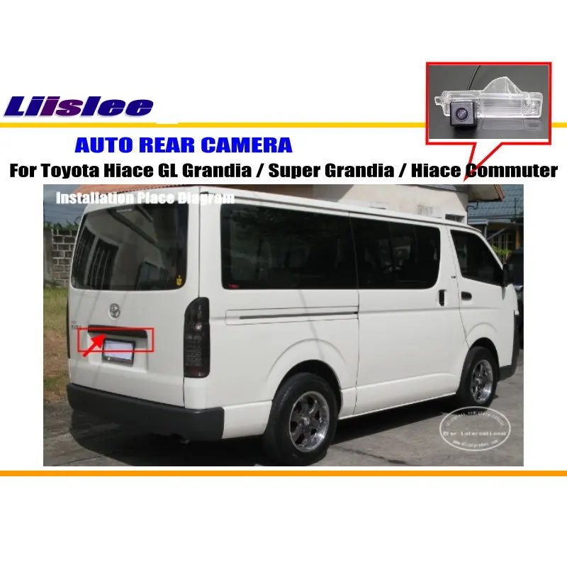 For Toyota Hiace GL Grandia Super Commuter Car Rearview Rear View Camera Parking AUTO HD CCD CAM Accessories Kit