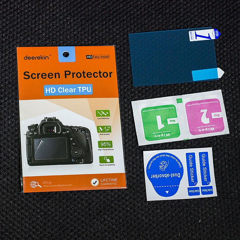 Deerekin HD Soft TPU Screen Protector for Canon Powershot SX740 SX730 SX720 SX710 SX620 SX610 SX540 HS Camera