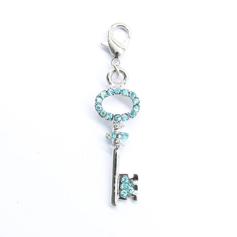The new 2016 classic romantic mini key lobster clasp pendant jewelry products