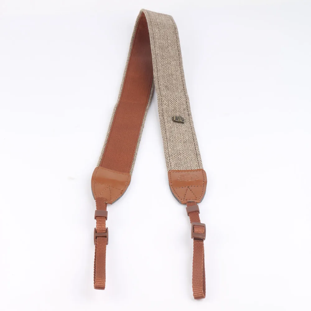 كاميرا الكتف حزام الرجعية نمط حزام شريط حول ياقة الملابس العنق ل SLR كاميرات وبعض مايكرو-واحدة كاميرات